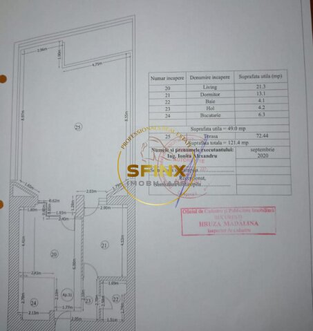 Barbu Vacarescu apartament 2 camere de vanzare terasa spectaculoasa 122 mp