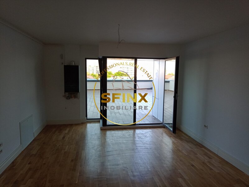 Barbu Vacarescu apartament 2 camere de vanzare terasa spectaculoasa 122 mp